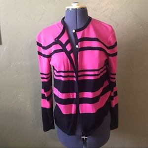 Liz Baker Pink/Black Cardigan